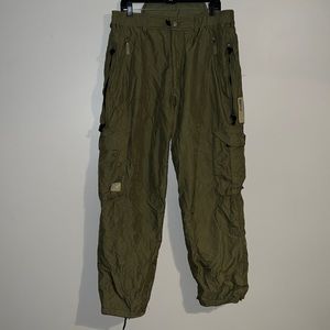 Descente DNA snowboard ski pants 36 green drab olive